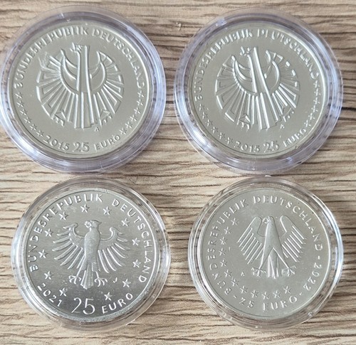 Euro münze silber - 25,