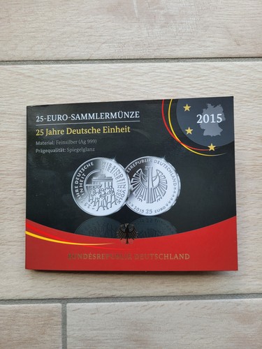 Euro silber münze - 25,