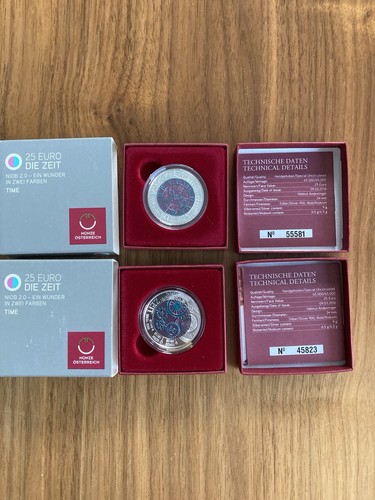 Euro niob silber 2016 - 25, die