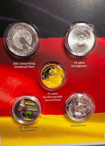 Silber euro münzen brd - silber,