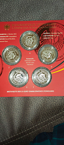 25-Euro-Sammlermünzenset