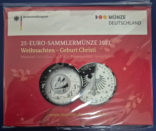 Euro sammlermünze 2021 - euro,
