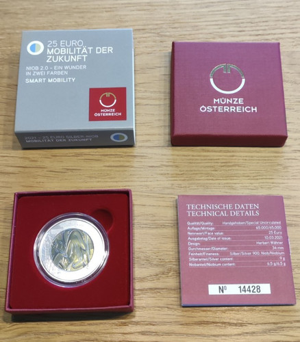 Euro niob österreich - 25,