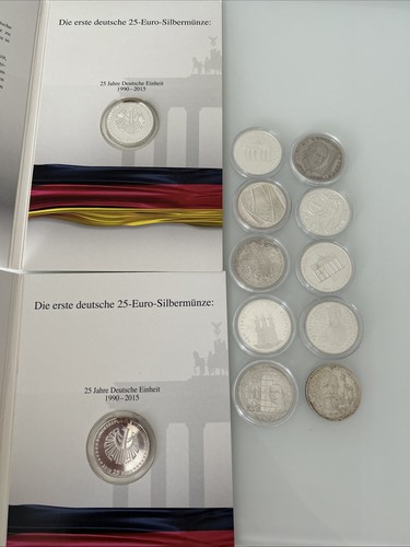 Euro silbermünzen - 25,