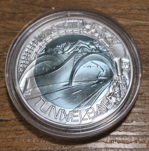 Euro tunnelbau niob silber - 25,