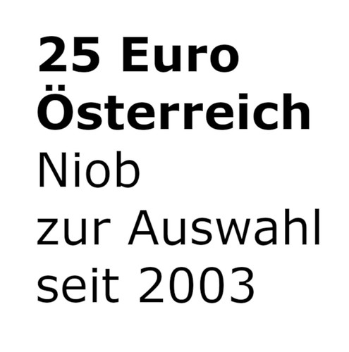 Euro gedenkmünze - 25,
