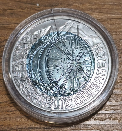 Euro tunnelbau niob silber - euro,