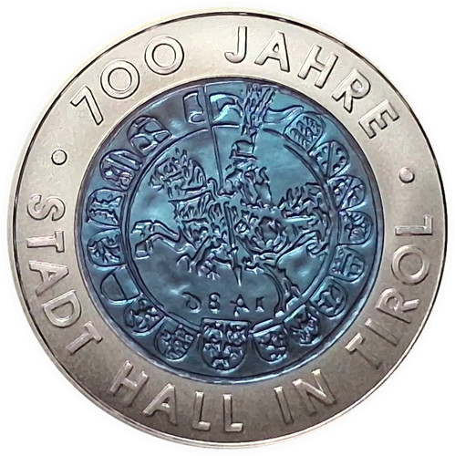 Euro silber niob münze - euro, silber-niob-münze